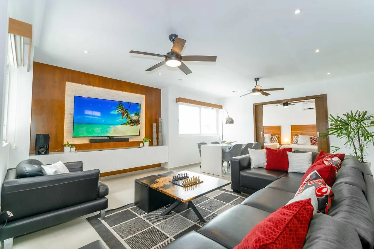 Apartament Penthouse With Private Jacuzzi - Three Bedroom Cancún